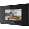 Faber K-AIR TOUCH KL A80 - 330.0615.671 Cappa a Parete Verticale Inclinata 80 cm indicatore di qualità dell'aria e monitor touch Finitura Vetro nero