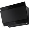 Faber TRUE DOUBLE BLACK F80 - 330.0697.028 Cappa a Parete Verticale Inclinata 80 cm Finitura Vetro nero e vetro nero opaco