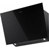 Faber PURE BLACK F80 - 330.0697.024 Cappa a Parete Verticale Inclinata 80 cm Finitura Vetro Nero Gloss