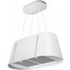 Faber BEAT XL BK MATT F80- 345.0709.184 Cappa ad Isola sospesa con cavi 80 x 43 cm filtrante finitura Bianco opaco