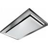 Faber SKYPAD 2.0 X/WH F120 - 110.0479.462 Cappa a Soffitto 120 x 70 cm filtrante Finitura Acciaio inox e Vetro bianco