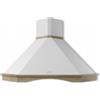 Faber RANCH ANGOLO 90 NF - 321.0693.746 Cappa Angolare a Parete Rustica 90 cm Finitura Bianco trave non inclusa
