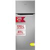 Amica DT 374 170 E frigorifero congelatore 211L EEK D 144cm sbrinamento automatico frigorifero (argento)
