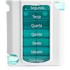PILBOX 7 PORTAPILLOLE SETTIMANALE VERTICALE DA APPOGGIO O DA PARETE CON 7 MODULI CAPIENTI.