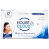HOUSE CLOUD Guanti Saponati Monouso Presaponati Senza Risciacquo per Igiene Quotidiana Corpo con Aloe e Camomilla Ideali per Anziani Allettati Disabili Assistenza Domiciliare Viaggi Campeggio (32 confezioni)