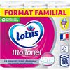 LOTUS Moltonel Uni-Set di 18 rotoli di carta igienica
