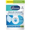 Dr. Beckmann - Detergente WC - Fogli predosati - Blu Navy - 20 fogli | 100% solubile in acqua, 1 foglio = 1 pulizia, agisce contro sporco, calcare e odori, 75% in meno di plastica, brezza marina