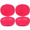 Healeved Confezione in silicone 2 pz. Pulitore Custodia Di Stoccaggio Tazze Per Il Periodo Coppe Per Il Periodo Del Contenitore Di Disco Mestruale Per Viaggi A Casa Caso Di Trasporto