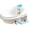 Hydrosana - Bagno massaggiante per piedi con 3 bobine di colore bianco