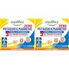 Equilibra Integratori Alimentari, Potassio e Magnesio Zero - 3 Formula Potenziata, Integratore Magnesio e Potassio Senza Zucchero e Calorie, Reintegro Sali Minerali, Gusto Arancia Limone, 18 Bustine