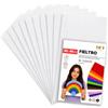 Sidi Global Market SIDI Feltro Bianco 5 Fogli 40x30 Tessuto Hobbistica DIY