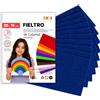Sidi Global Market SIDI Feltro Blu Scuro 5 Fogli 20x15 Tessuto Hobbistica DIY