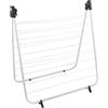 MSV 130038 Stendibiancheria per Vasca da Bagno, Polipropilene/polistirene, Bianco