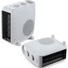GRUNKEL CF-2000DUAL 2000 W | 2 livelli di potenza | Termostato regolabile | Funzione ventilatore | Uso orizzontale o verticale | Protezione surriscaldamento | Design compatto Dual Position