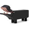 Kay Bojesen Figure di ippopotamo 12,5 cm figurine in legno laccato nero nero