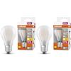 OSRAM SuperStar Classic A75 - Lampadina LED dimmabile E27, GL FR, 1055 lumens, bianco caldo (2700 K), ricambio 75 W (Confezione da 2)