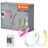 LEDVANCE FLEX AUDIO 3M LED STRIPS VR RC, bianco, 10W, 120LM, luce bianca calda, ricevitore sonoro integrato, sensore di colore RGB, telecomando, lunga durata, gruppo semplice, Classe protezione IP20