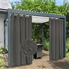 Easy-Going Tende da esterno 100% impermeabili, antivento, resistenti alle intemperie, di alta qualità, spesse, per la privacy esterna, pannelli superiori per patio, gazebo e pergola, 2 pannelli, 137,2