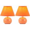 Brilliant lampada Primo lampada da tavolo pesca | 1x D45, E14, 40W, adatto per proiettori a caduta (non inclusi) | Scala da A ++ a E | Con interruttore a cavo (Confezione da 2)