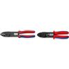 KNIPEX 97 22 240 Pinza per capicorda verniciata nera rivestiti in materiale bicomponente 240 mm & 97 21 215 B Pinza per capicorda brunita rivestiti in materiale bicomponente 230 mm