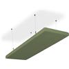 SILENT4® Panelli Fonoassorbenti Sofitto, 114x33x5cm, Pannello Fonoassorbente acustico, montaggio a adesivo e a vite, misurabile, migliore acustica della stanza grazie ai pannelli acustici