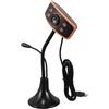 Homoyoyo Webcam USB 720p con Microfono per Computer Desktop, Alta Definizione, Compatibilità Versatile, per Videoconferenze e Riunioni Online