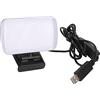 Generic Luce webcam USB C 3 colori chiari 10 modalità di regolazione Mini luce video LED girevole flessibile 120 perline per videoconferenza Videochiamata