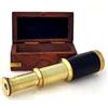 Sara International 6 Telescopio in ottone con custodia in legno - Pirate Navigation Bombay Jewel