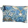 Vagabond Bags Ltd William Morris Strawberry Theif - Beauty case grande, motivo: fragole, Blu, 25cm x 17cm x 1.5cm, Borsa morbida con chiusura a zip