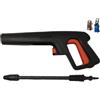 Parpyon® Kit accessori idropulitrice Annovi reverberi - Black Decker Pistola, Lancia, Tubo, Testina ugello per Idropulitrice Ar Blue Clean con Attacco rapido per tubo acqua ricambi (KIT92R)