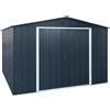 Duramax Eco 10 x 12, Capannone per Attrezzi da Giardino in Metallo zincato a Caldo, Anthracite