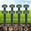 BOJYS Talpe Ultrasuoni Solare 8 Pezzi, Repellente Solare Scaccia Talpa, Dissuasore per Talpe a Ultrasuoni Utilizzato per Respingere Talpes, Arvicole, Serpenti Protegge Prati e Giardini