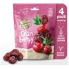 Dovido mirtilli rossi 100 g essiccati vegano senza glutine snack 4 pz