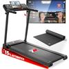 YM Tapis Roulant Salvaspazio 16 km/h, Marchio Italiano, Inclinazione Autom., APP Compatibili, Pieghevole, Ampia Superfice, 2 Sistemi Controllo (TASTI + GESTUALE) Brevettato, NEXT 4000 Your Move Nero