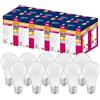 OSRAM Led Value Classic A Lampadina LED, Attacco: E14, Bianca Calda, 2700 K, 4 W, Equivalenti a 34 W, LED Retrofit CLASSIC P Mirror, Opaco, Taglia Unica