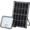 Osram Endura - Lampada solare da esterno a LED, per esterni, con luce di inondazione e pannello solare, cavo da 5 m, con telecomando e rilevatore di movimento PIR, 30 W, 4500 lm, 840, 4000 K, colore