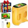 Temodu 2 in 1 Microscopio Bambini e Telescopio (Orange)
