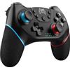 Sefitopher Controller Switch migliorato Nintendo Switch Controller per Switch/Switch OLED/Switch Lite, Switch Pro Controller con Double Shock, giroscopio a 6 assi e funzione Turbo