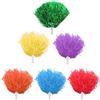 TOYANDONA Pompon da Cheerleader con Manico Leggere PE 12 Pezzi Palline da Ginnastica Ritmica Riutilizzabili e Scuola Superiore, Gare di Tifo e Sport