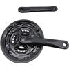 PANFHGFG Guarnitura per Mountain Bike 3x8 velocità 24/34 / 42 Denti 170 mm Braccio in Lega Alluminio per Ciclismo Terreni accidentati guarnitura a Ciclo Potente in Acciaio Alluminio
