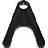ULTECHNOVO Supporto per Attrezzo Bunker da Golf in Plastica Nero | Struttura Rinforzata, Base Antiscivolo, Assemblaggio Flessibile, Accesso Rapido in Garage