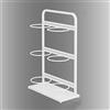 Generic Portaoggetti da Basket, Espositore Verticale Portaoggetti per Attrezzature Sportive Portapalle per Canestro da Basket, per Pallacanestro Calcio Pallavolo (Nero 50x20x145 cm)