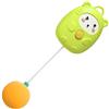 Fauitay Tavolo da -Pong Sospeso per Bambini, Set da Allenamento Portatile da Pong con Albero Flessibile Elastico per Porta, Tavolo Non Necessario (Verde)