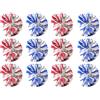 PACKOVE 12 Pezzi Pompom da Cheerleading Manico, Prop Riutilizzabile in Plastico