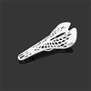 Xixian Sella per Bici Hollow Spider Web per Ciclismo su Pista di Montagna, Cuscino Leggero e Traspirante con 40 Fori di Ventilazione, Design Ergonomico (Bianca)