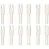 ANCLLO 12pcs Plastica Colore Bianco Tiro Con L'arco Caccia Compound Arco Freccia Nocks per 1.6 Frecce