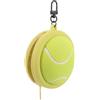 Toyvian Portafoglio Tennis in Silicone con Zip, Ciondolo per Borsa, Mini Borsa Portamonete e Auricolari, Porta Chiavi, Uso Quotidiano