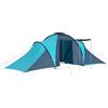 QJBSAVVA Tenda da Campeggio 6 Persone 2 Stanze Ampia Blu e Azzurro
