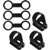 MAJORMENCH Clip per Boccaglio da Immersione, Regolabile, Silicone ABS, Nero