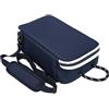 TISHITA Waterproof Sports Carrier Borsa Porta Scarpe Sport Custodia Scarpe Atletiche Sacca Scarpiera Impermeabile Oxford con Spalla E Manico Separata Adatta a, Array, Blu Navy, L
